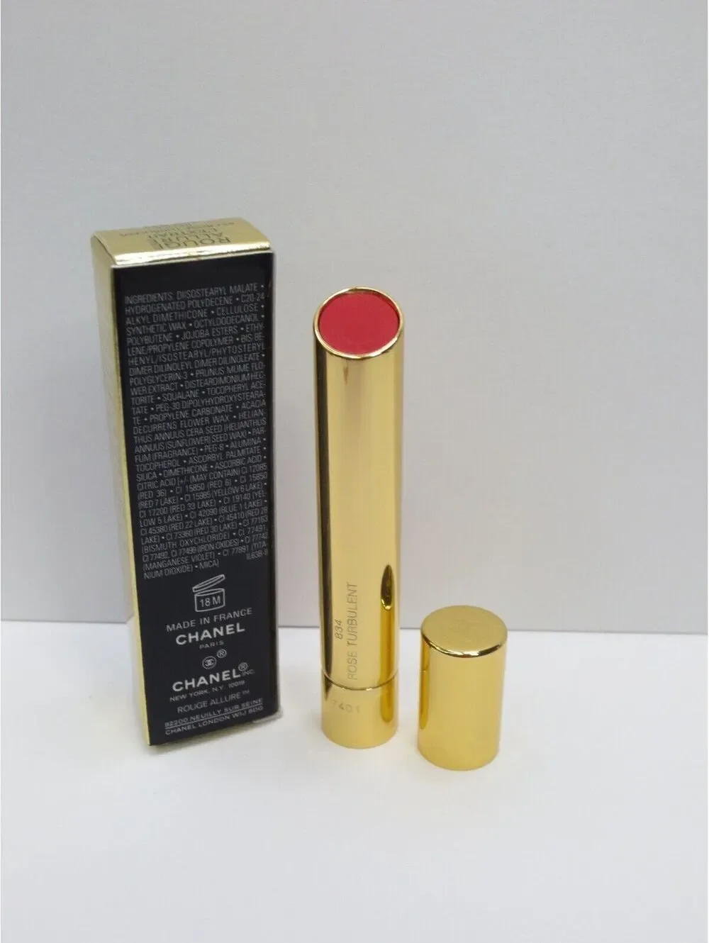 Chanel Rouge Allure L'Extrait Lipstick Refill 834 Rose Turbulent
